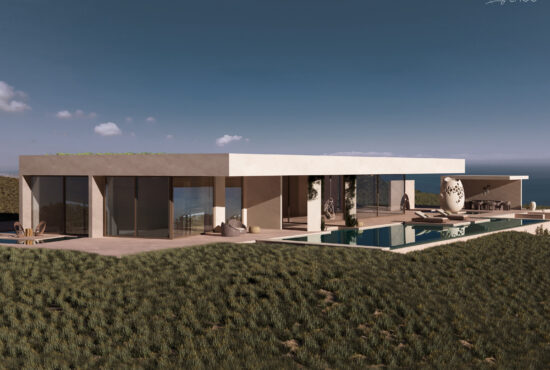 Luxury villa with sea view for sale in Zakynthos Keri architect Lucy Lago