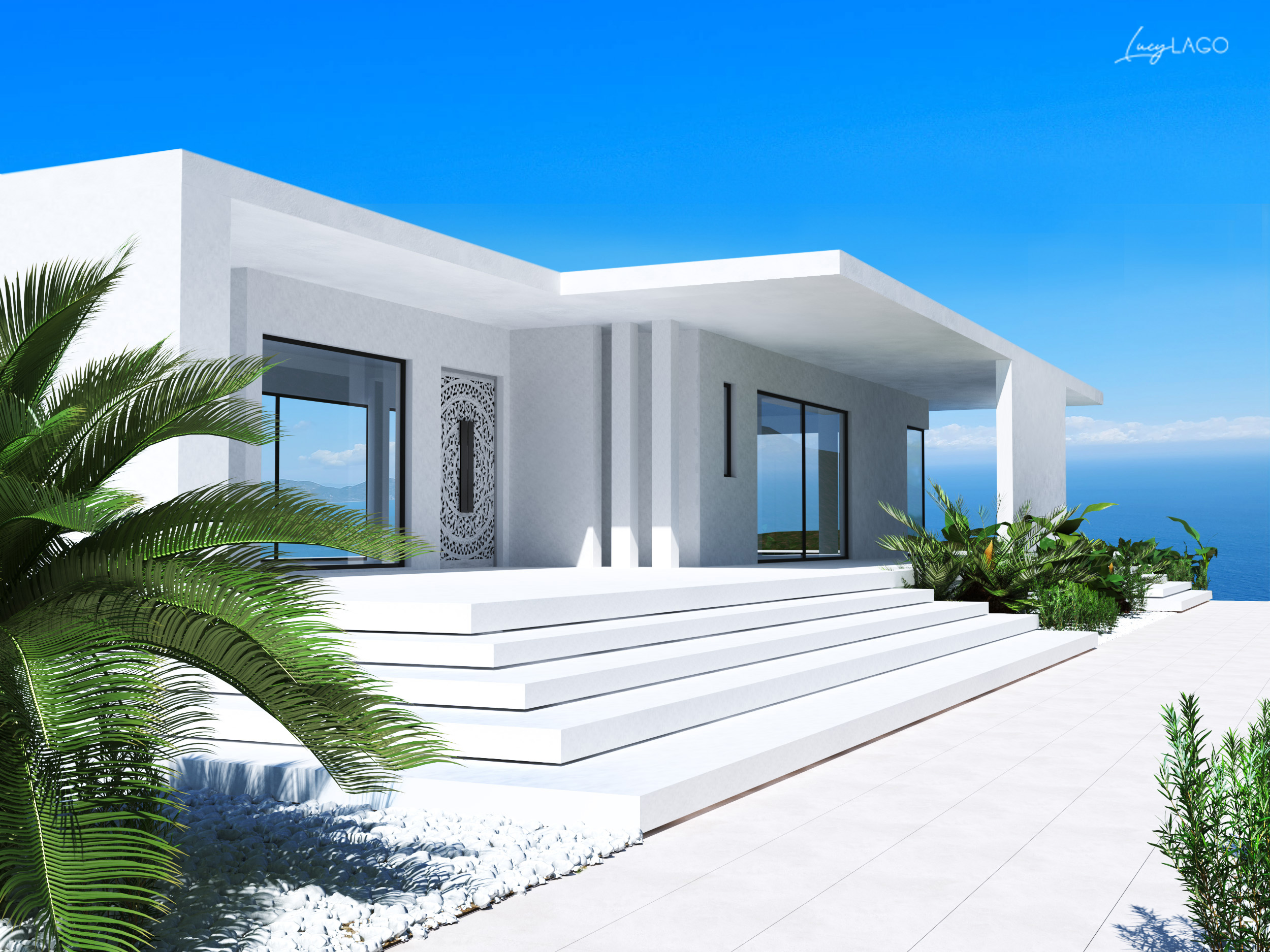 Luxury villa with sea view for sale in Zakynthos Keri architect Lucy Lago
