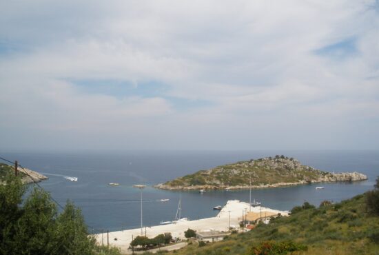 Sea-view land plot for sale in Volimes in Zakynthos